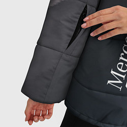 Куртка зимняя женская MERCEDES МЕРСЕДЕС, цвет: 3D-черный — фото 2