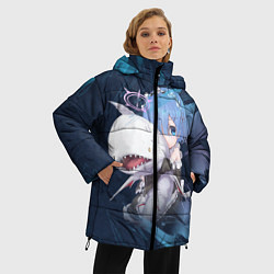 Куртка зимняя женская Re: Zero Жизнь с нуля, цвет: 3D-черный — фото 2