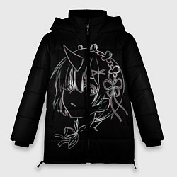 Куртка зимняя женская Re:Zero, цвет: 3D-черный