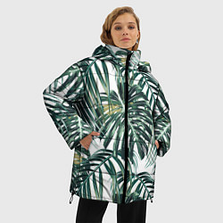 Куртка зимняя женская Тропики, цвет: 3D-красный — фото 2