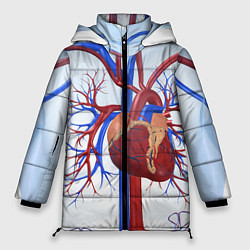 Женская зимняя куртка Сердце