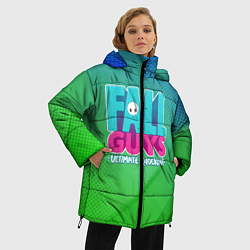 Куртка зимняя женская FALL GUYS, цвет: 3D-черный — фото 2