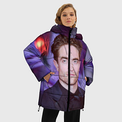 Куртка зимняя женская Роберт Паттинсон, цвет: 3D-черный — фото 2