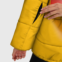 Куртка зимняя женская Pikachu Pika Pika, цвет: 3D-черный — фото 2