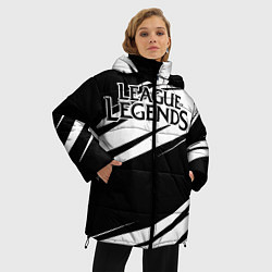 Куртка зимняя женская League of Legends, цвет: 3D-светло-серый — фото 2