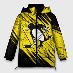 Куртка зимняя женская Pittsburgh Penguins Sport, цвет: 3D-красный