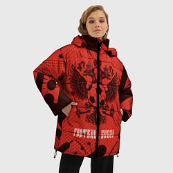 Куртка зимняя женская FOOTBALL RUSSIA Футбол, цвет: 3D-черный — фото 2