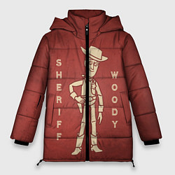 Куртка зимняя женская Sheriff Woody, цвет: 3D-черный