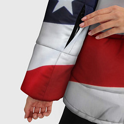 Куртка зимняя женская США USA, цвет: 3D-светло-серый — фото 2