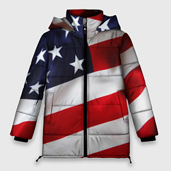 Куртка зимняя женская США USA, цвет: 3D-красный