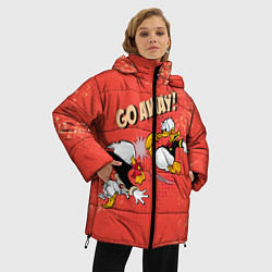 Куртка зимняя женская Go away!, цвет: 3D-черный — фото 2