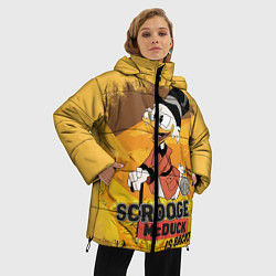 Куртка зимняя женская Scrooge McDuck is back!, цвет: 3D-черный — фото 2