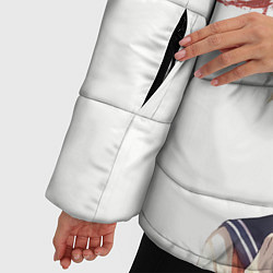 Куртка зимняя женская Химико, почему ты такой серьезный?, цвет: 3D-светло-серый — фото 2