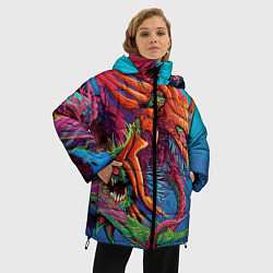 Куртка зимняя женская HyperBeast, цвет: 3D-красный — фото 2