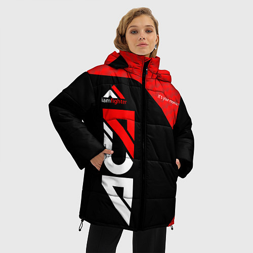 Женская зимняя куртка Iam Fighter Z / 3D-Красный – фото 3