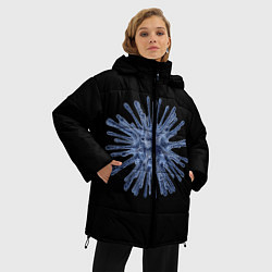 Куртка зимняя женская Вирус, цвет: 3D-черный — фото 2