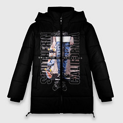 Куртка зимняя женская Skatebordig, цвет: 3D-черный