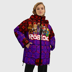 Куртка зимняя женская Roblox Роблокс, цвет: 3D-черный — фото 2