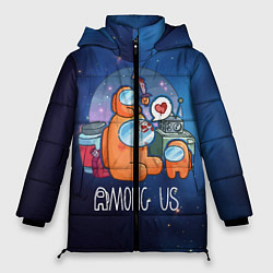 Куртка зимняя женская Among Us Space, цвет: 3D-черный