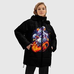 Куртка зимняя женская COSMO ROCKET, цвет: 3D-черный — фото 2