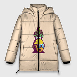 Куртка зимняя женская ANANAS, цвет: 3D-черный