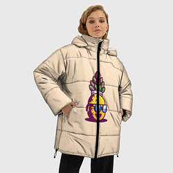 Куртка зимняя женская ANANAS, цвет: 3D-черный — фото 2