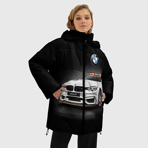 Женская зимняя куртка Safety car / 3D-Светло-серый – фото 3