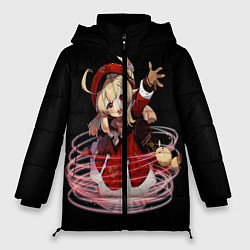 Куртка зимняя женская Genshin Impact Klee, цвет: 3D-черный