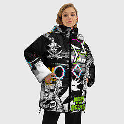 Куртка зимняя женская Watch Dogs, цвет: 3D-красный — фото 2