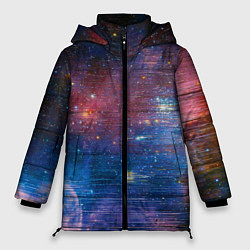 Куртка зимняя женская Glitch space, цвет: 3D-черный