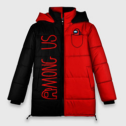 Куртка зимняя женская Among Us В кармашке, цвет: 3D-черный