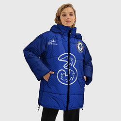 Куртка зимняя женская CHELSEA домашняя сезон 2021, цвет: 3D-черный — фото 2