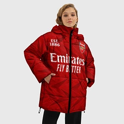 Куртка зимняя женская ARSENAL 2021 - ДОМАШНЯЯ, цвет: 3D-черный — фото 2