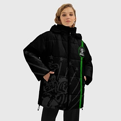 Куртка зимняя женская Адыгея моя, цвет: 3D-черный — фото 2