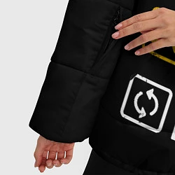 Куртка зимняя женская Eat Sleep Play Repeat, цвет: 3D-черный — фото 2