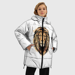 Куртка зимняя женская Лев, цвет: 3D-черный — фото 2