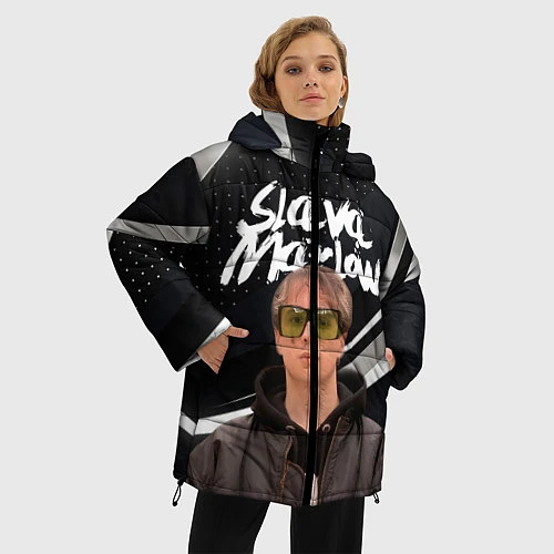 Женская зимняя куртка SLAVA MARLOW АРТЁМ ГОТЛИБ / 3D-Красный – фото 3