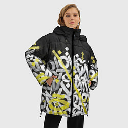 Куртка зимняя женская GRAFFITY, цвет: 3D-черный — фото 2