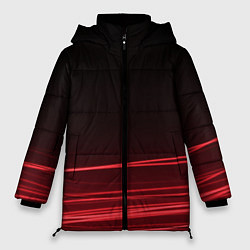 Куртка зимняя женская Красное и Черное, цвет: 3D-черный