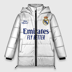 Куртка зимняя женская REAL MADRID, домашняя 2021, цвет: 3D-черный