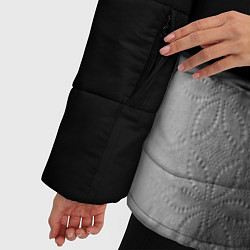 Куртка зимняя женская Туалетная бумага, цвет: 3D-черный — фото 2