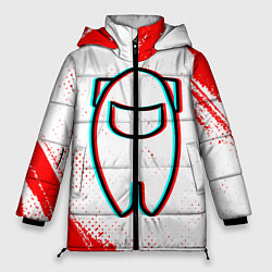Куртка зимняя женская AMONG US АМОНГ АС, цвет: 3D-черный