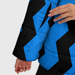 Куртка зимняя женская INTER домашняя 2021, цвет: 3D-черный — фото 2