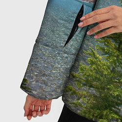 Куртка зимняя женская Горное озеро, цвет: 3D-черный — фото 2