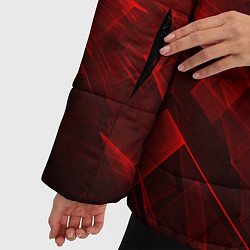 Куртка зимняя женская DEATH STRANDING S, цвет: 3D-красный — фото 2