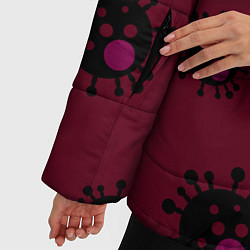 Куртка зимняя женская ANTICORONA, цвет: 3D-красный — фото 2