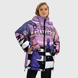 Куртка зимняя женская The Queens Gambit, цвет: 3D-черный — фото 2