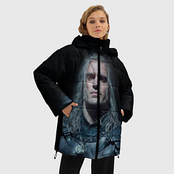 Куртка зимняя женская Ведьмак 2 сезон, цвет: 3D-черный — фото 2