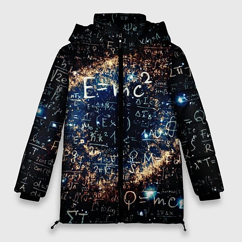 Женская зимняя куртка Формула Вселенной / 3D-Светло-серый – фото 1