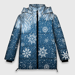 Куртка зимняя женская Снежное Настроенние, цвет: 3D-красный